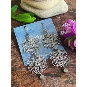 FILIGREE FLOWER EARRINGS