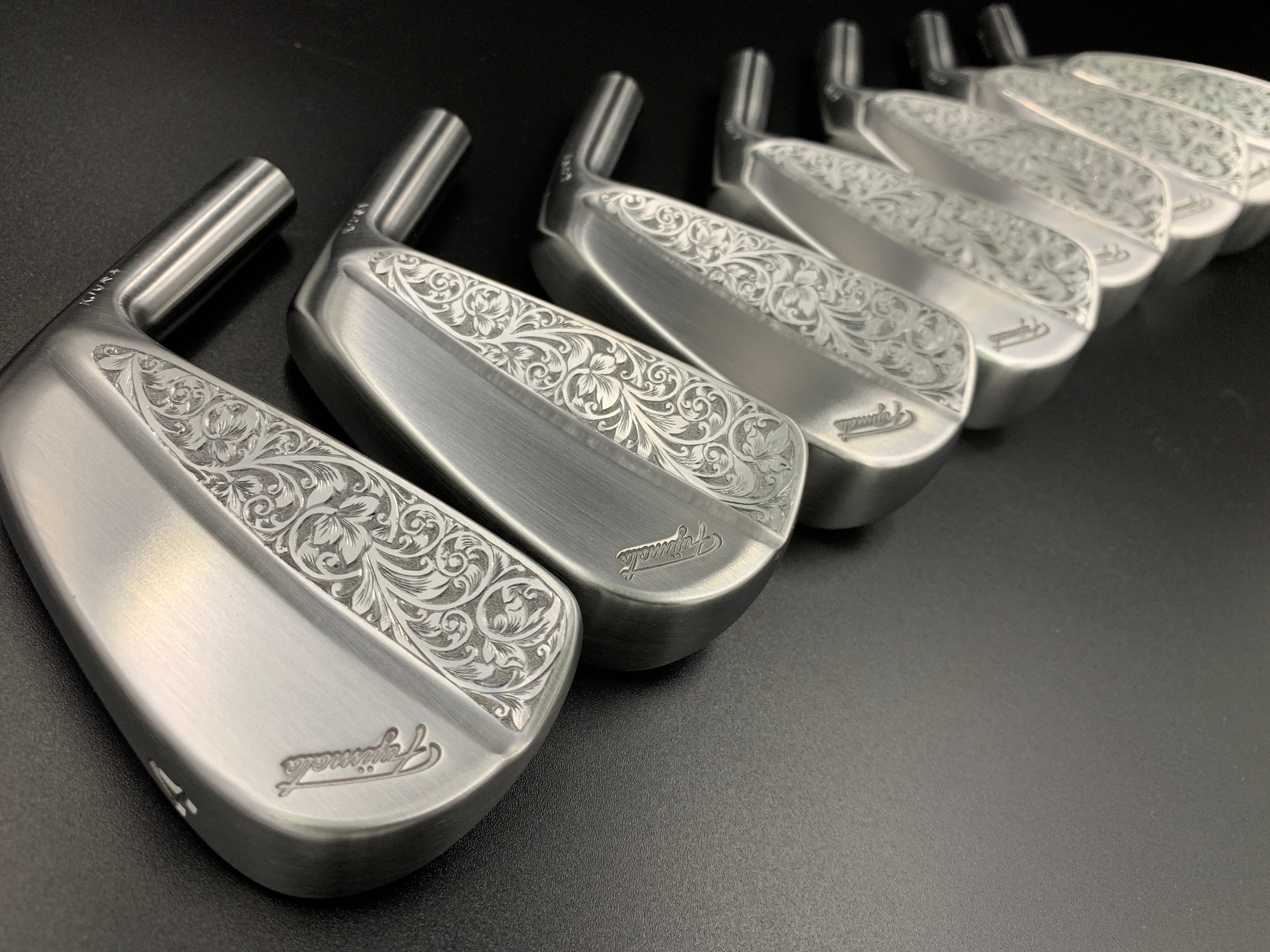 Fujimoto Golf Iron Handcrafted Hand Engraved Iura Irons