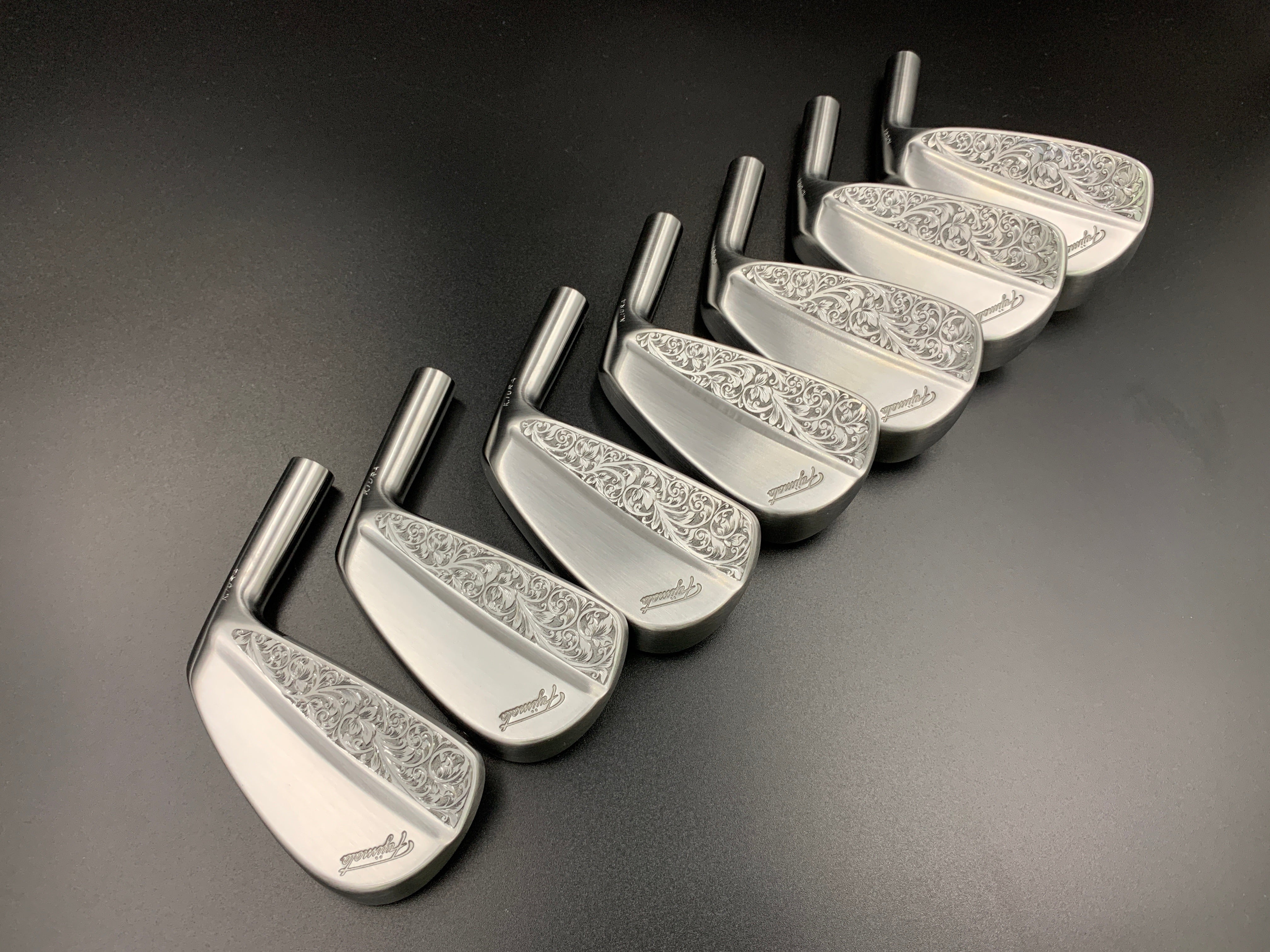 Fujimoto Golf Iron Handcrafted Hand Engraved Iura Irons