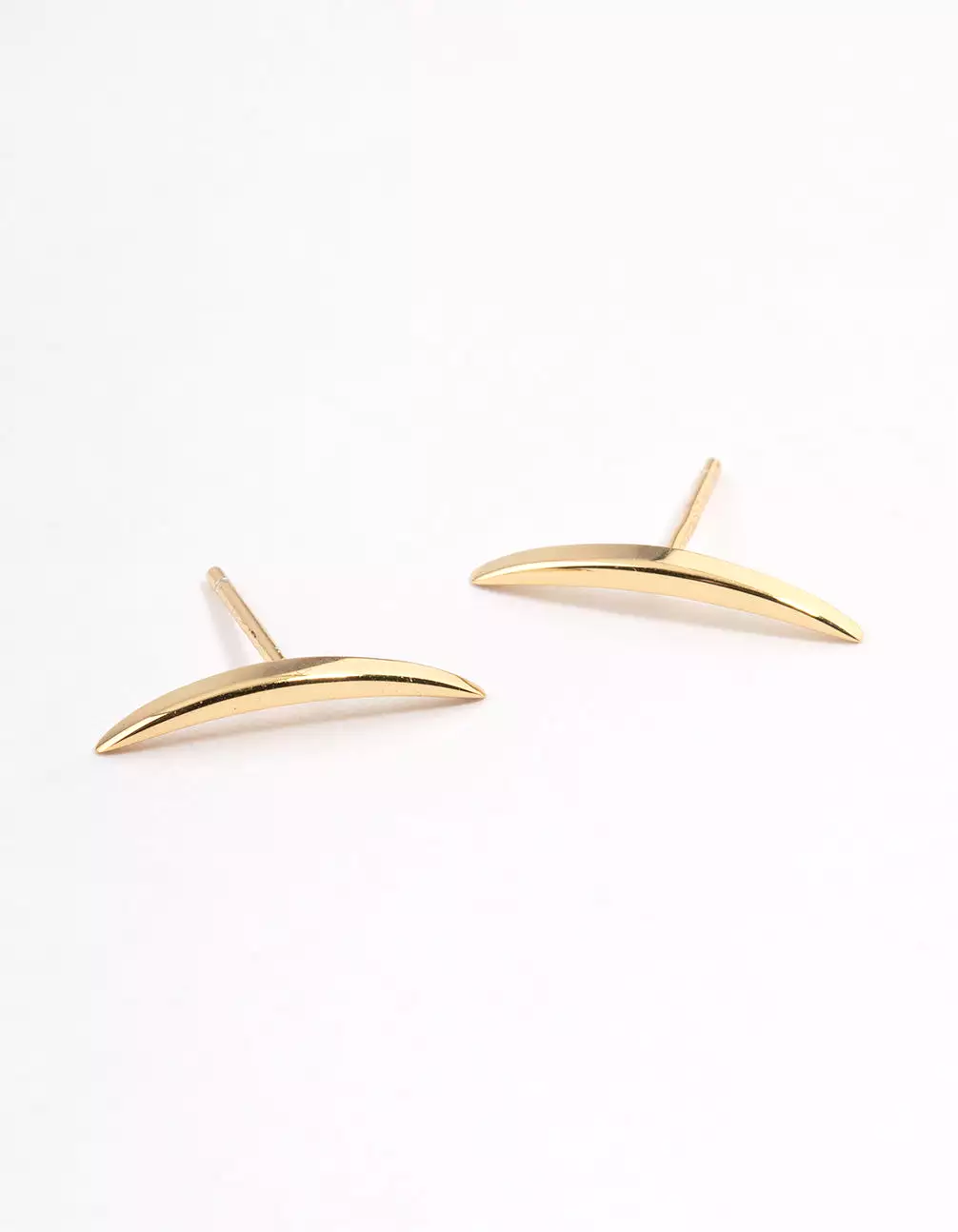 Gold Plated Sterling Silver Climber Earrings