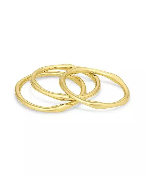 Gorjana Jagger Ring Set - Gold