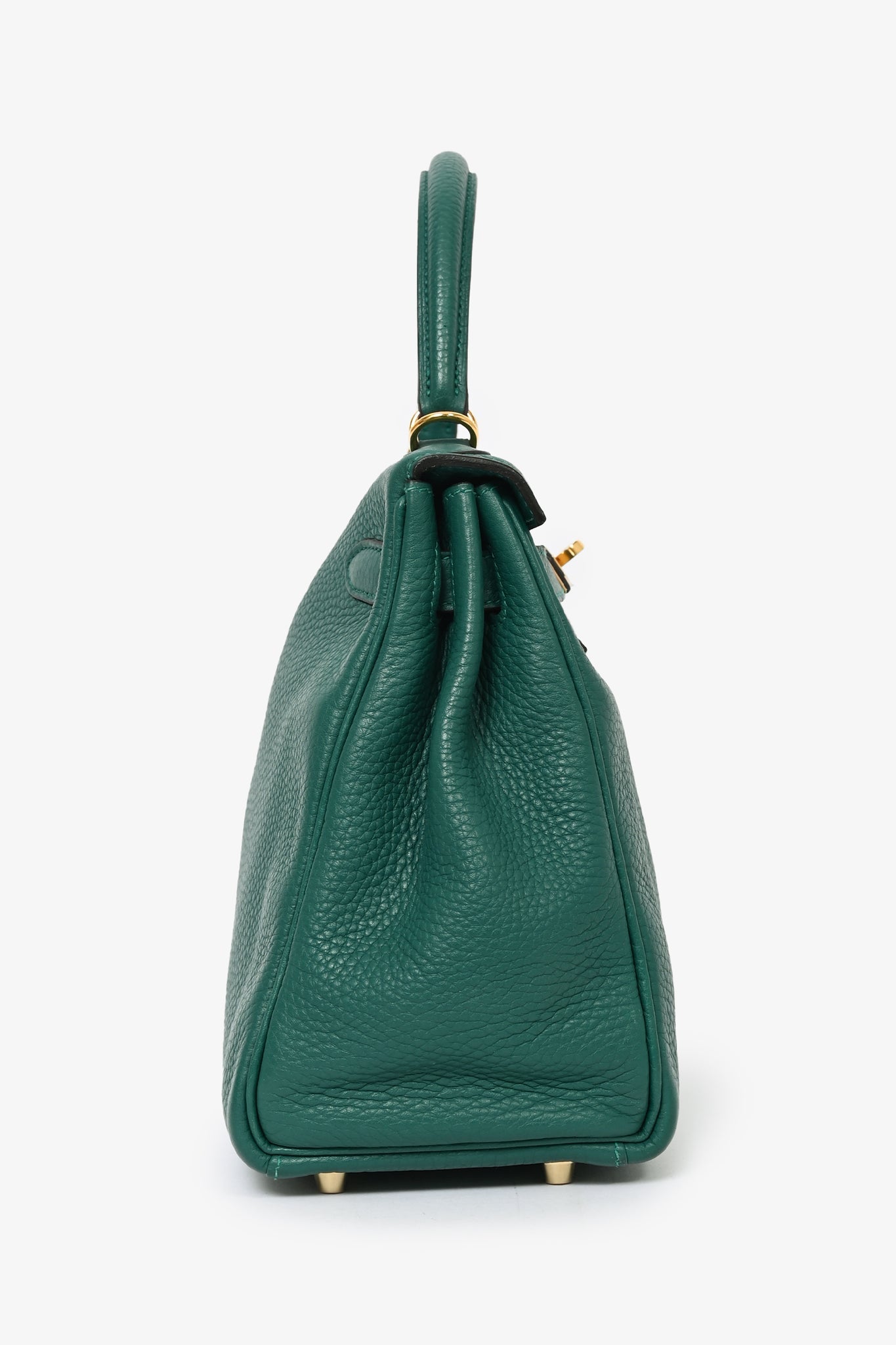 Hermes 2016 Malachite Togo Kelly 28 with Strap GHW