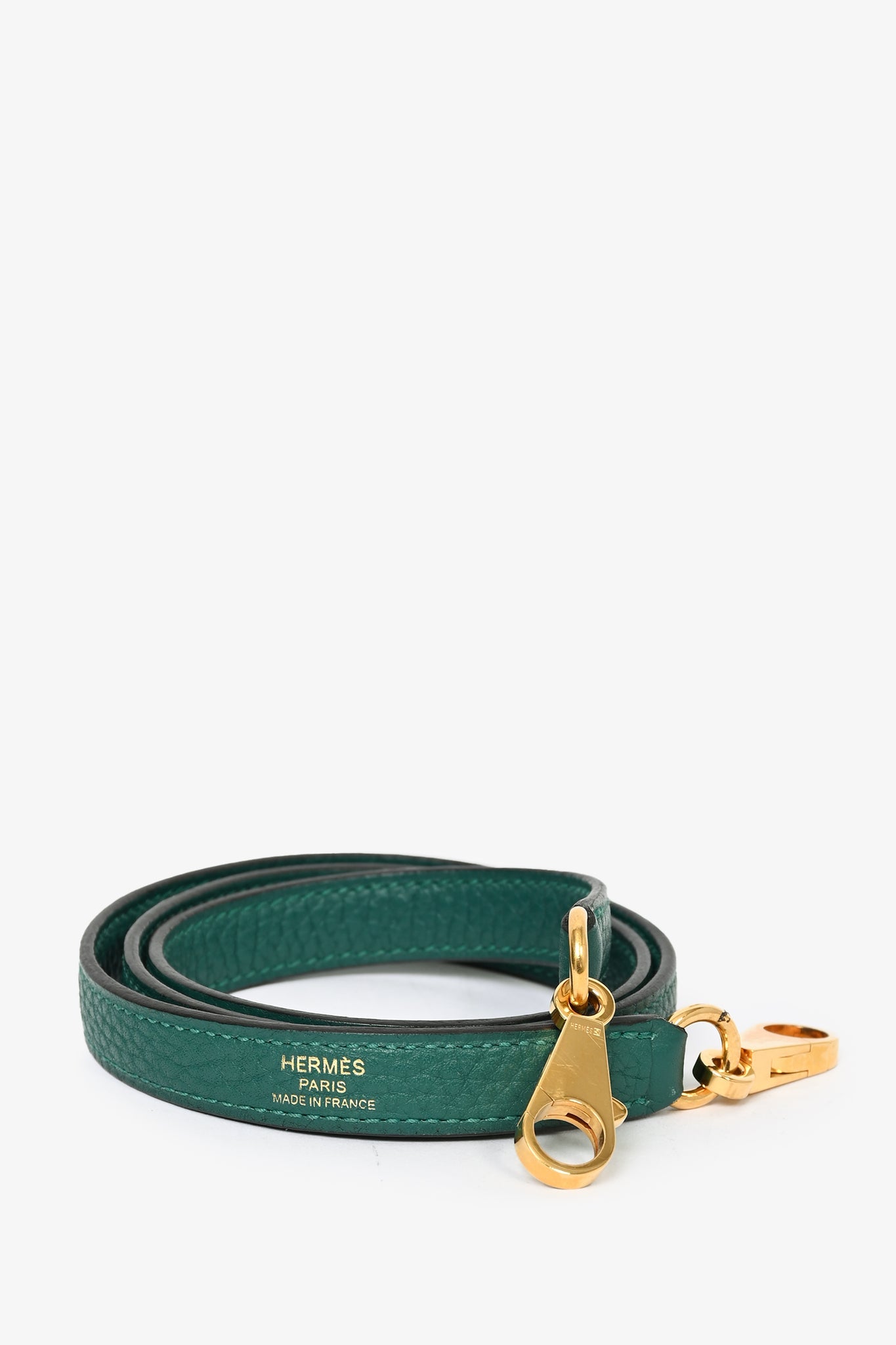 Hermes 2016 Malachite Togo Kelly 28 with Strap GHW