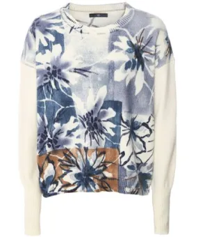 High Plausible Floral Wool Jumper | Jules B