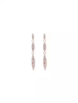 Ina Pave Triple Drop Earrings