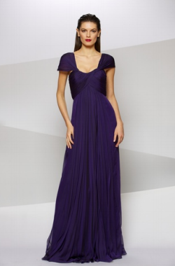 Iridescent Chiffon Gown