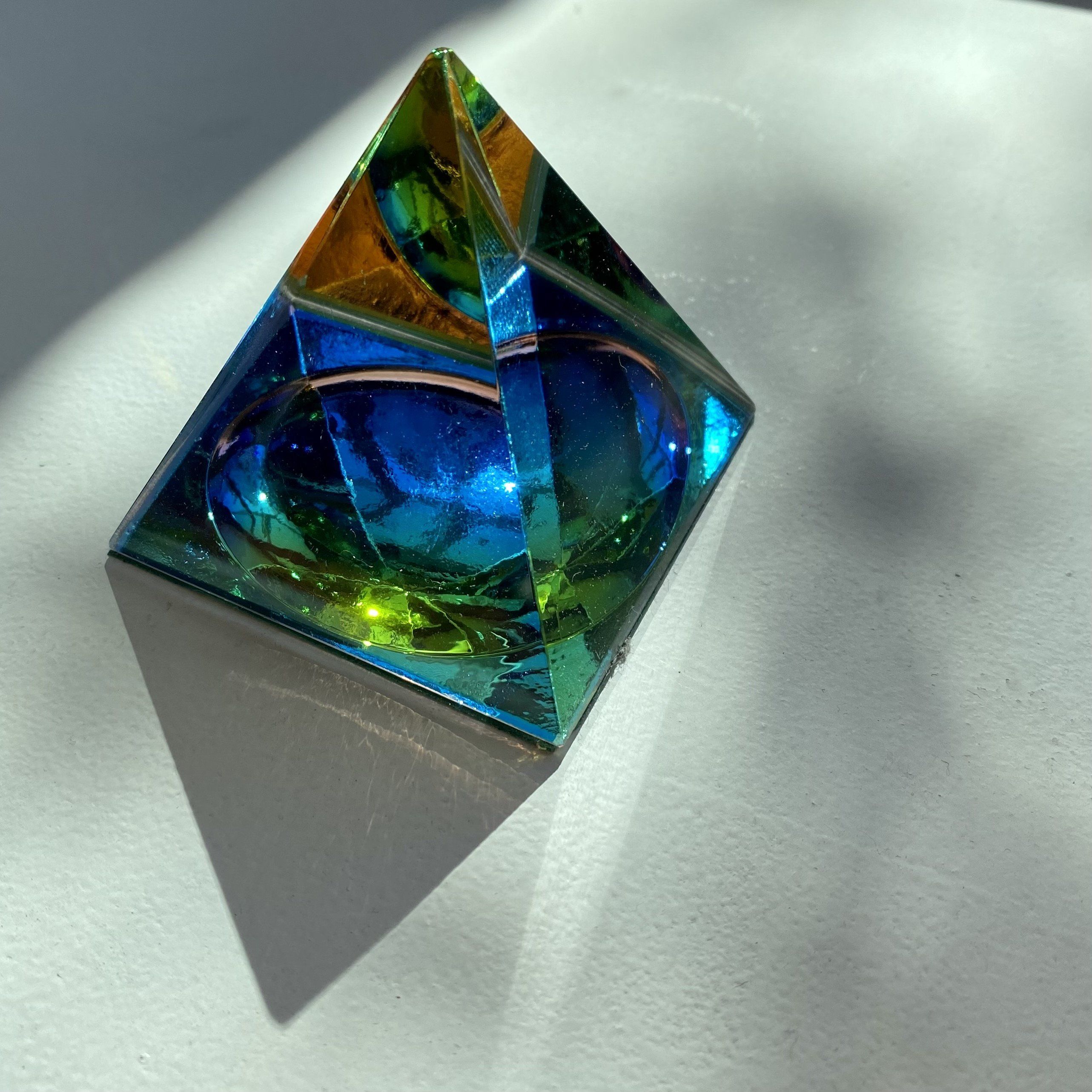 Iridescent Prism Pyramid