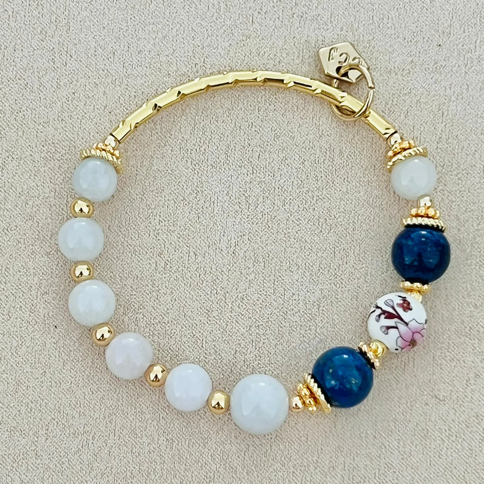 Jade & Lapis Lazuli Bracelet