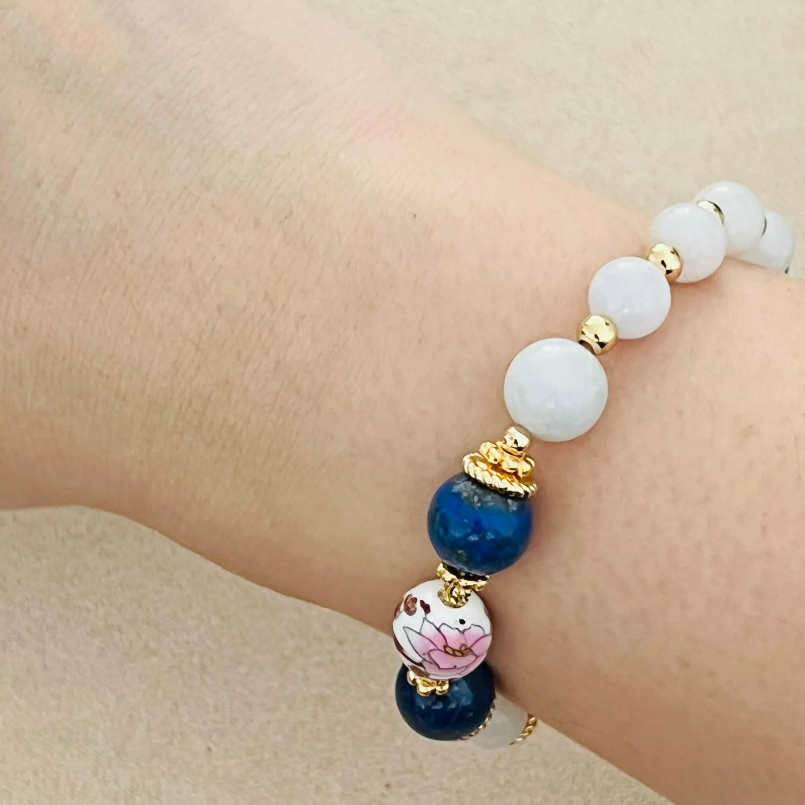 Jade & Lapis Lazuli Bracelet