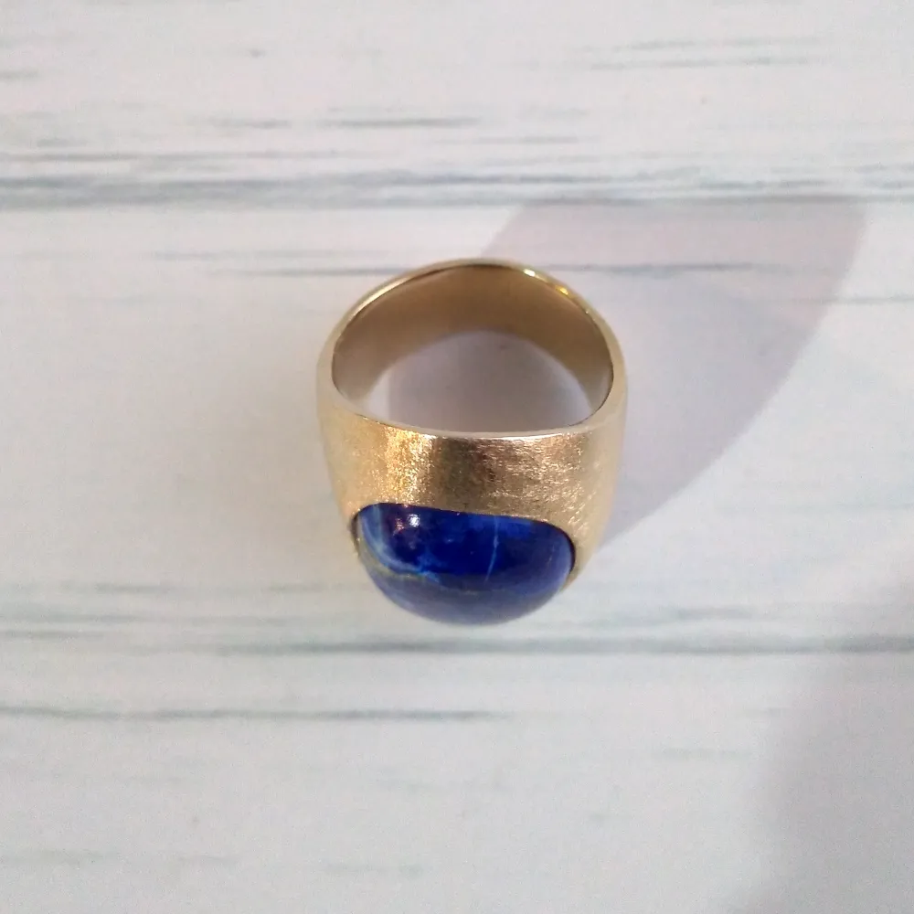 Lapis Lazuli Cocktail Ring