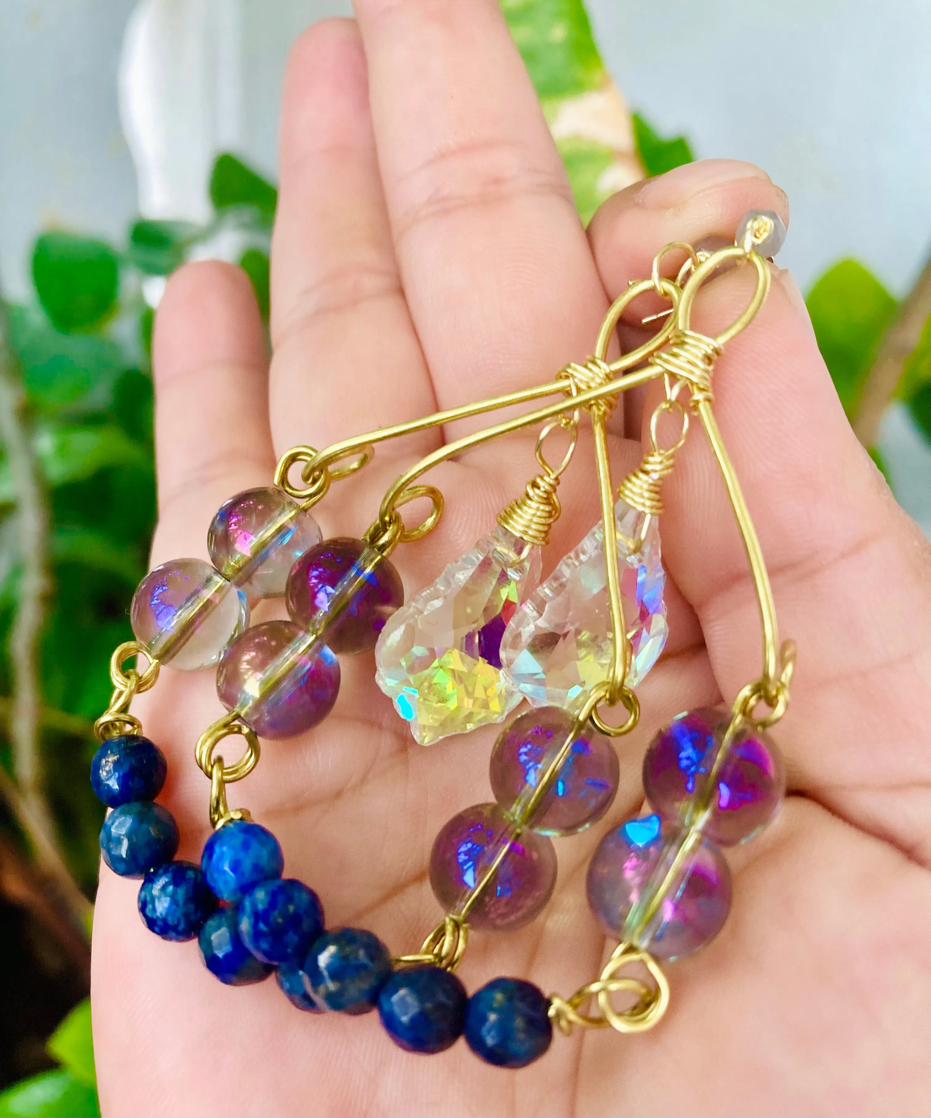 Lapis Lazuli Portal Earrings