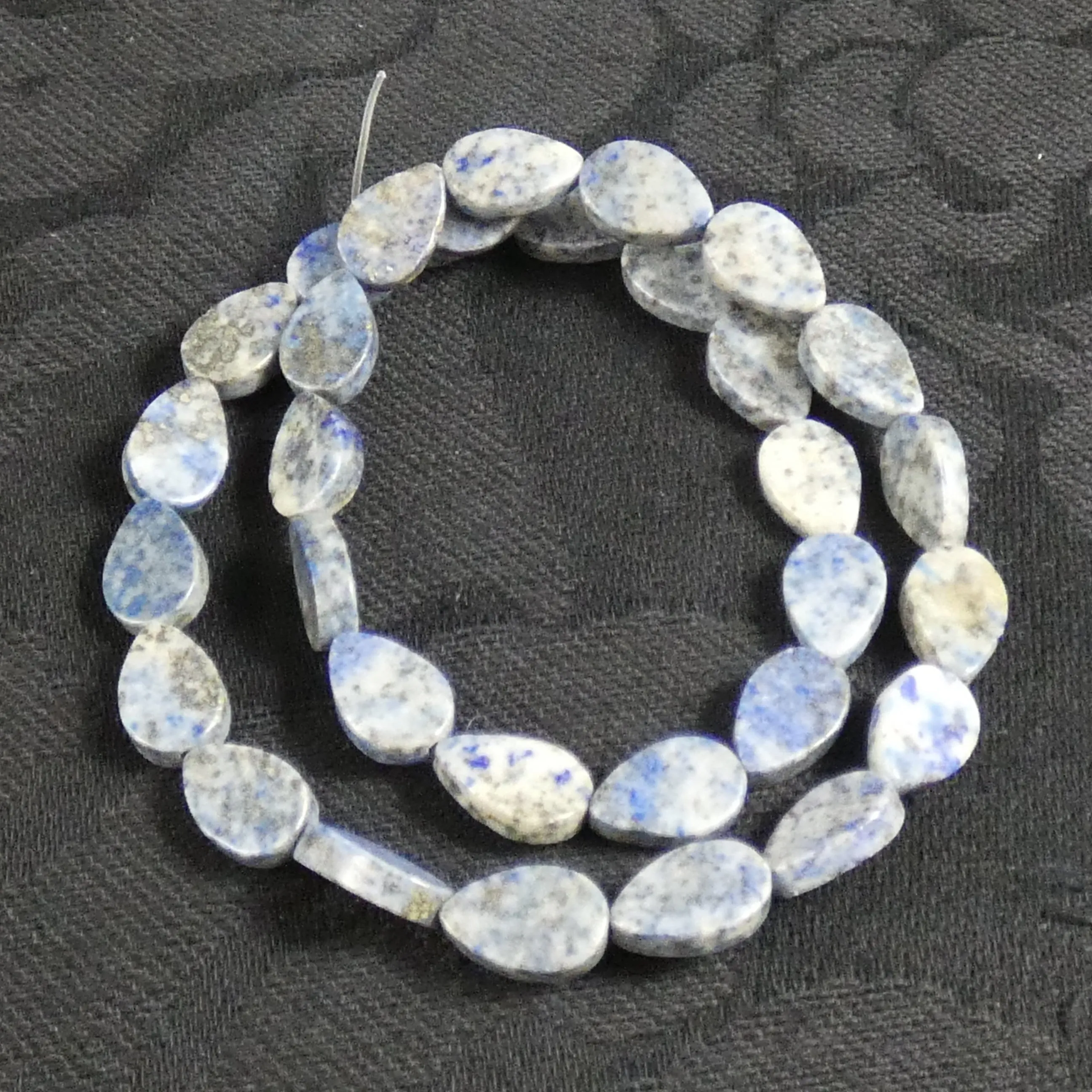 Lapis Lazuli Teardrop (12 mm) Bead Strand (A Grade)