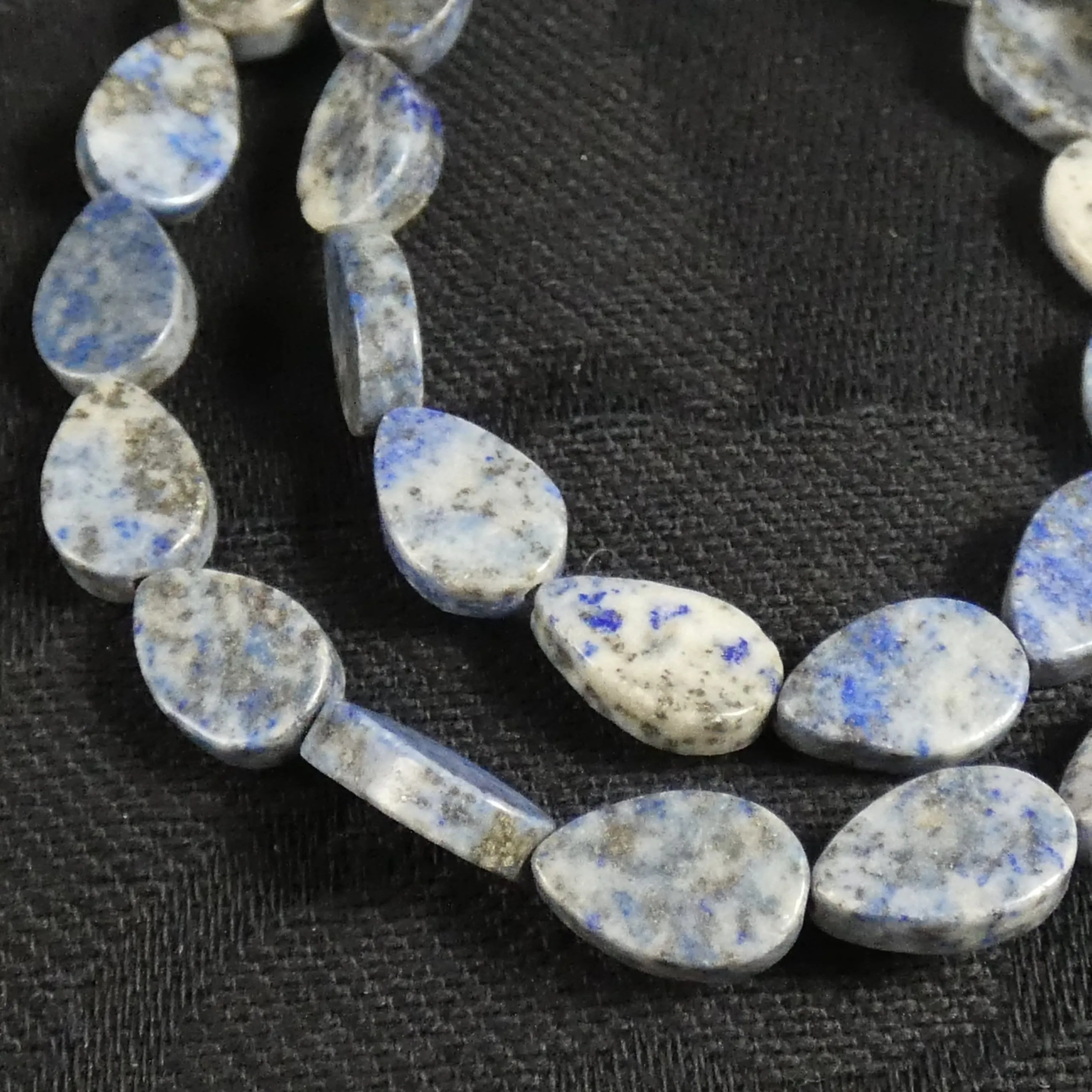 Lapis Lazuli Teardrop (12 mm) Bead Strand (A Grade)