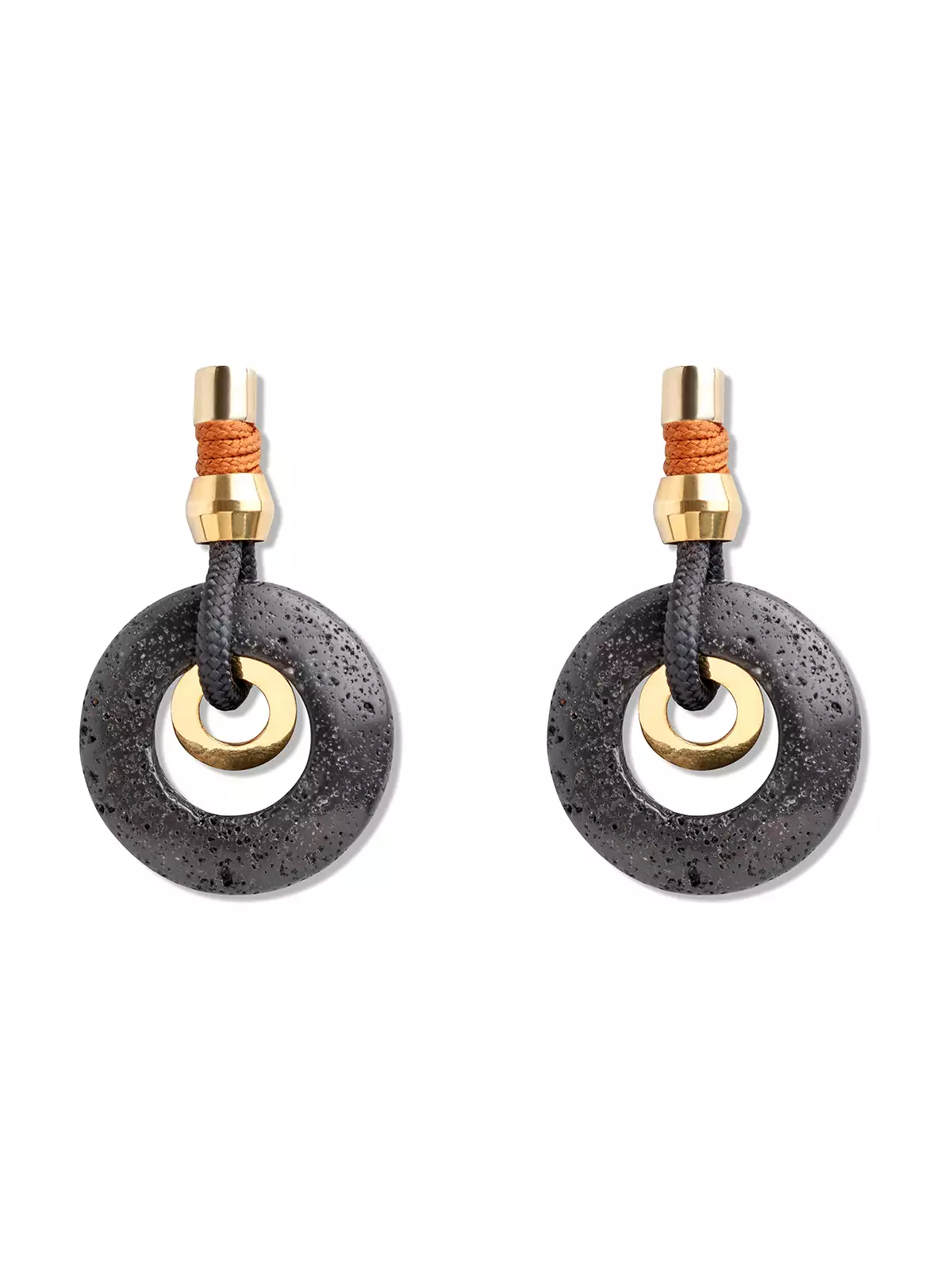 Lava Stone Talisma Earrings