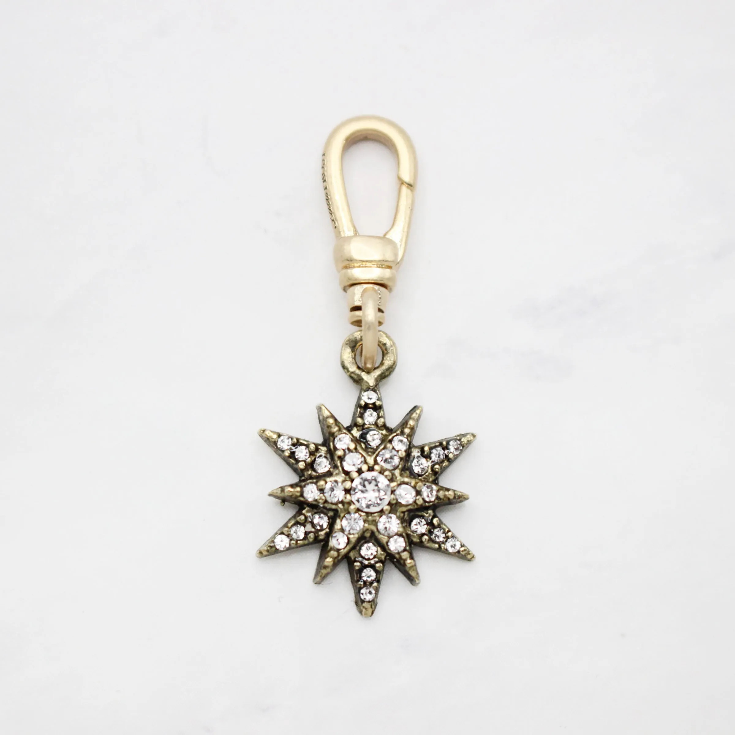 Layered Glass Crystal Star Charm