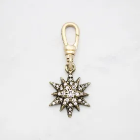 Layered Glass Crystal Star Charm