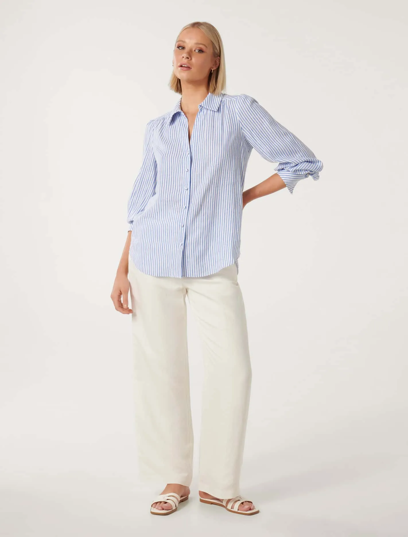 Lee Linen Stripe Blouse