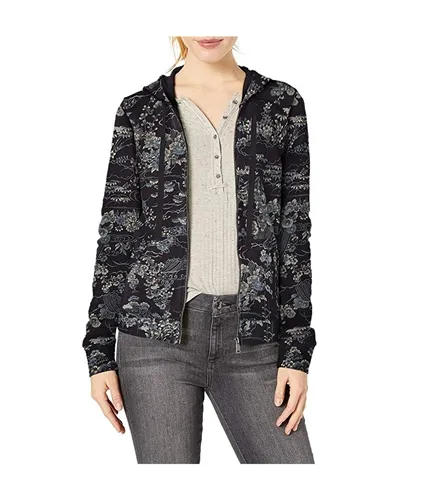 Lucky Brand Womens Kimono Garden Hoodie Sweatshirt