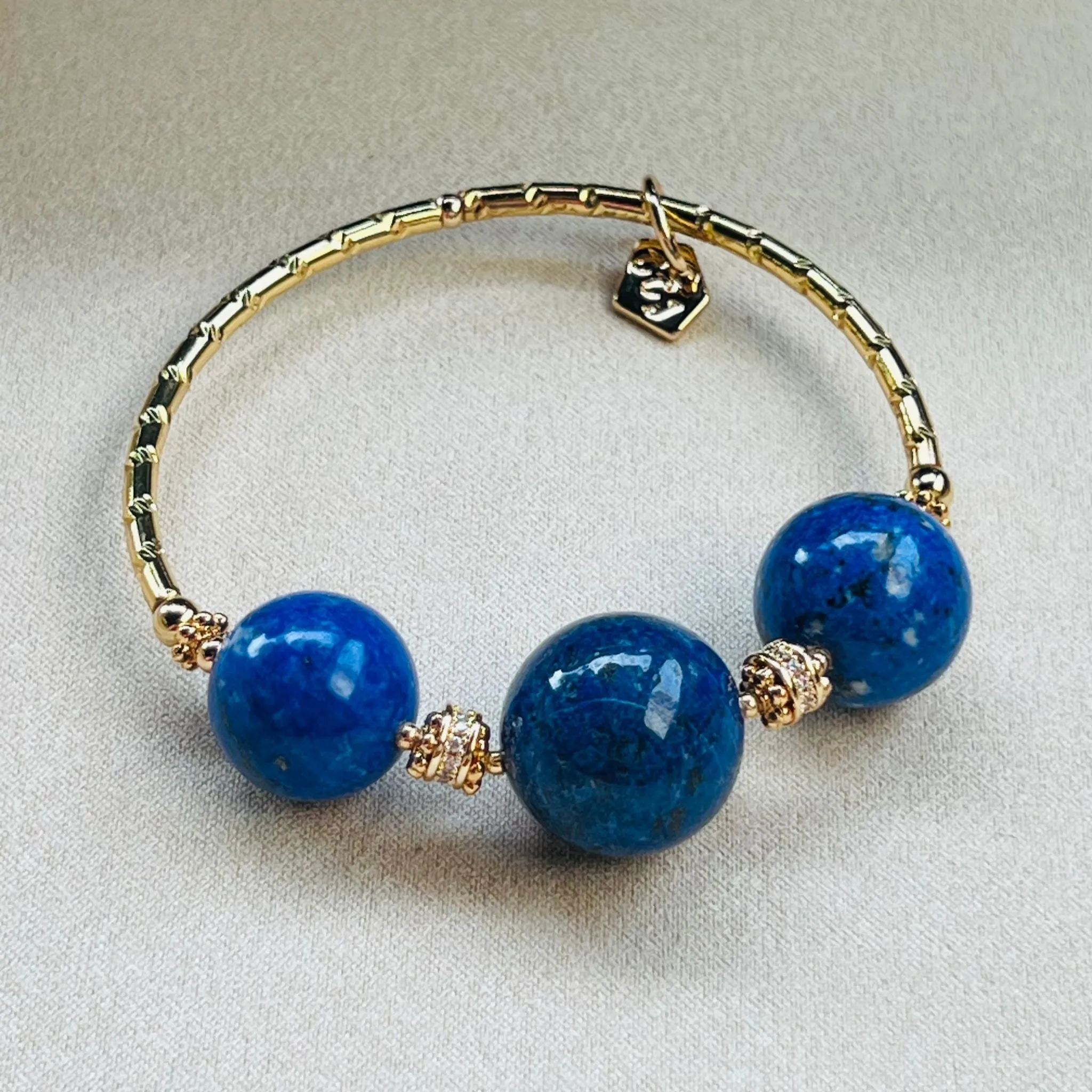 Lucky Lapis Lazuli Diadem Bracelet