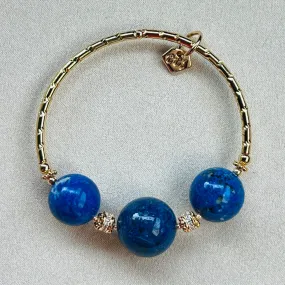 Lucky Lapis Lazuli Diadem Bracelet