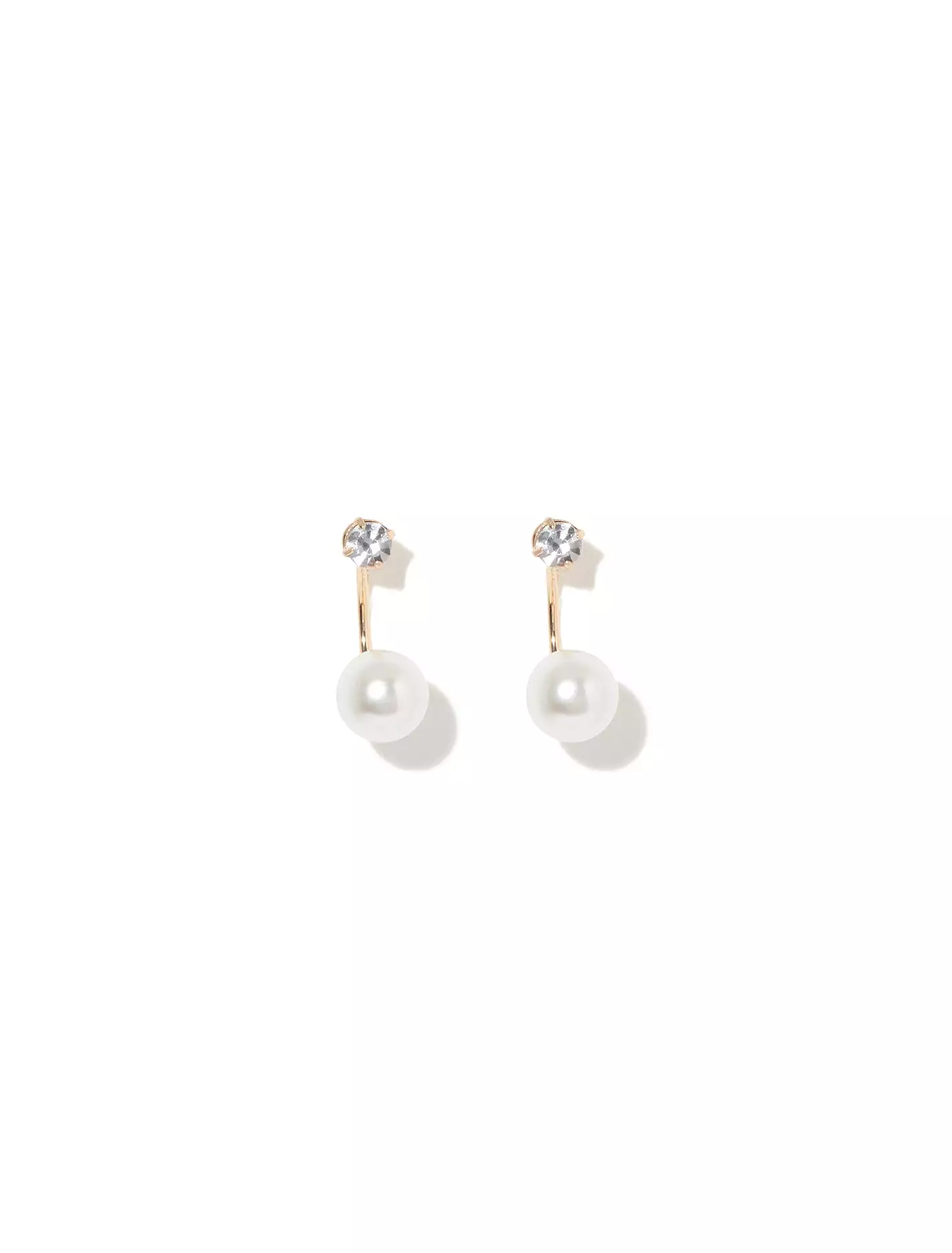 Luna Pearl Crystal Earrings