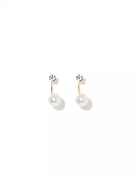 Luna Pearl Crystal Earrings