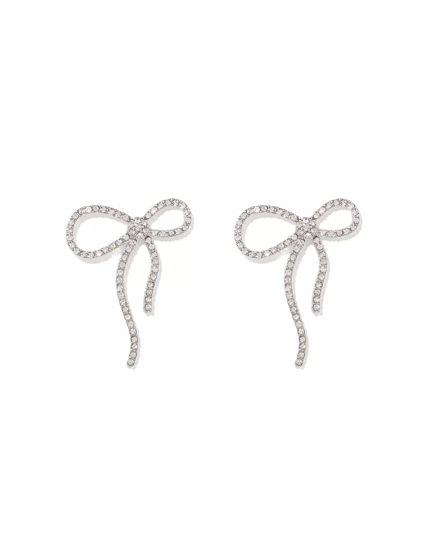 Maisy Bow Crystal Earrings