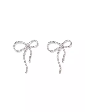 Maisy Bow Crystal Earrings