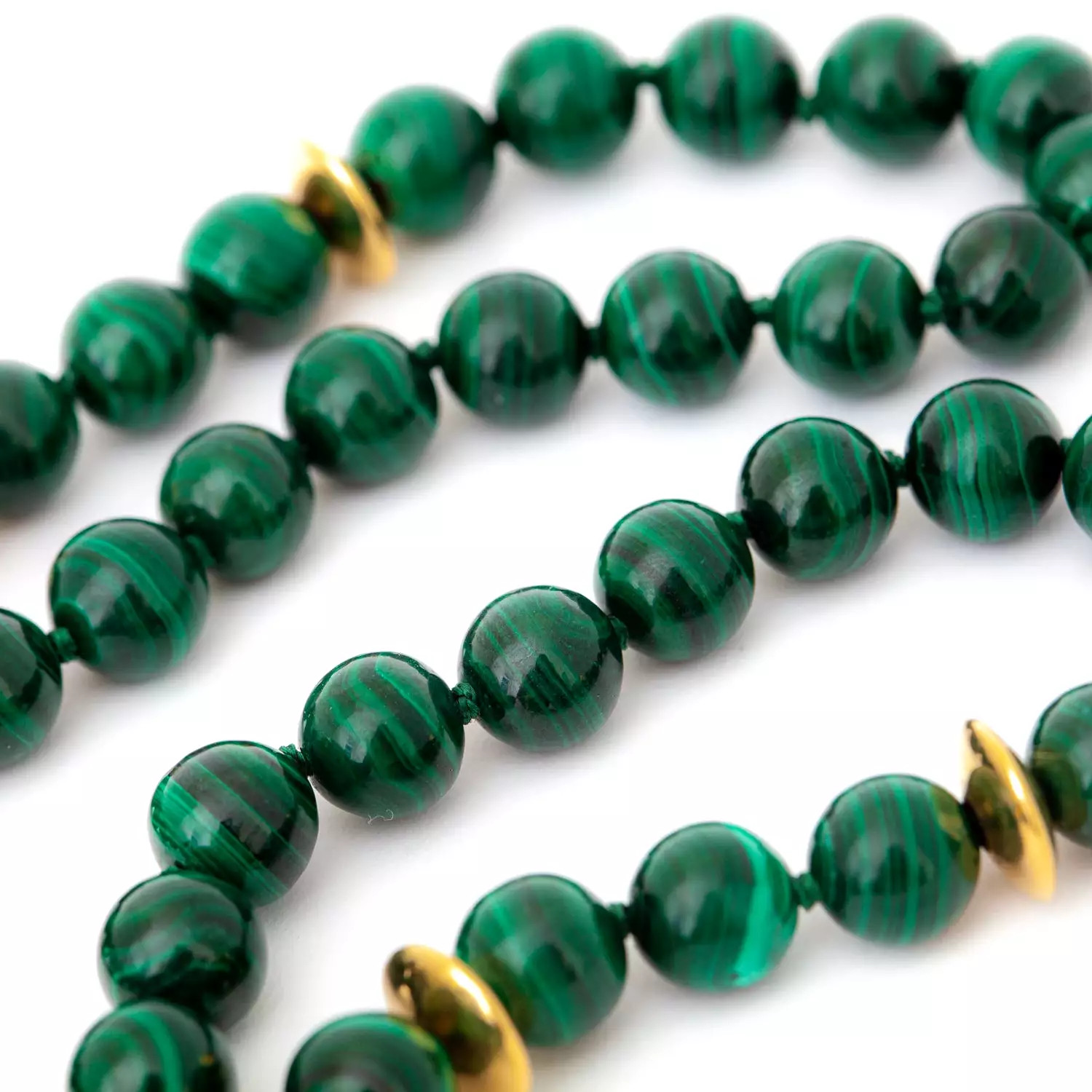 Malachite Beaded Necklace