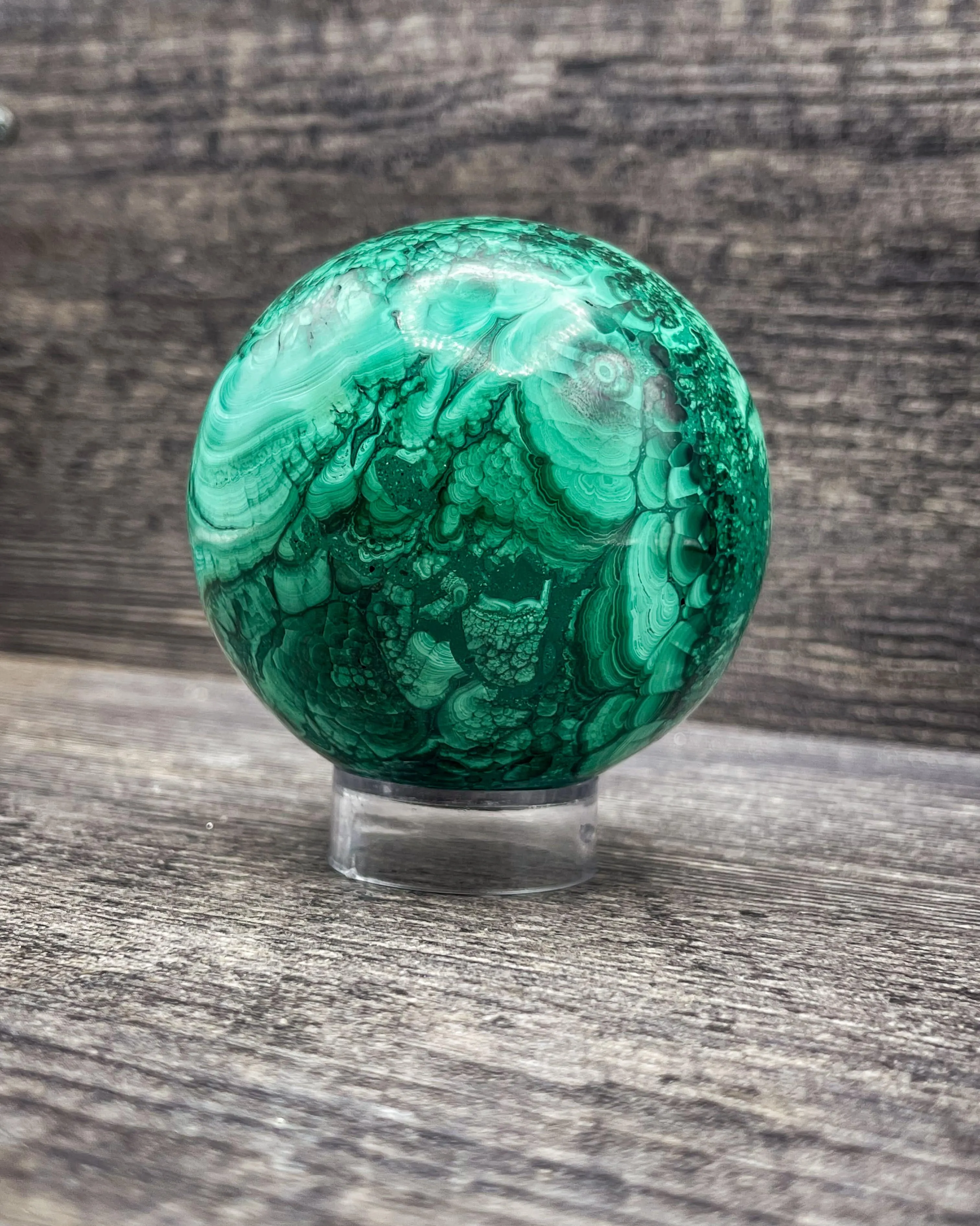 Malachite Sphere, 542g