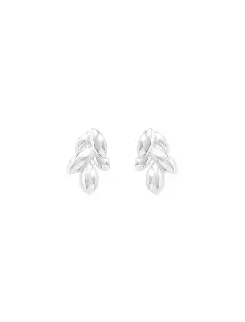 Marli Metal Leaf Earrings