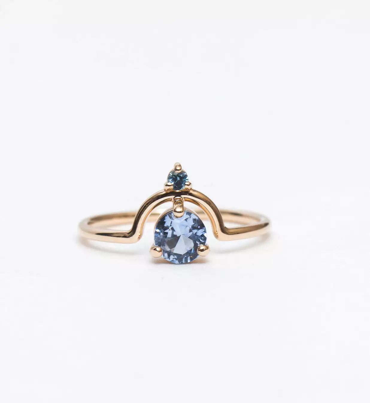 Medium Nestled Sapphires Ring