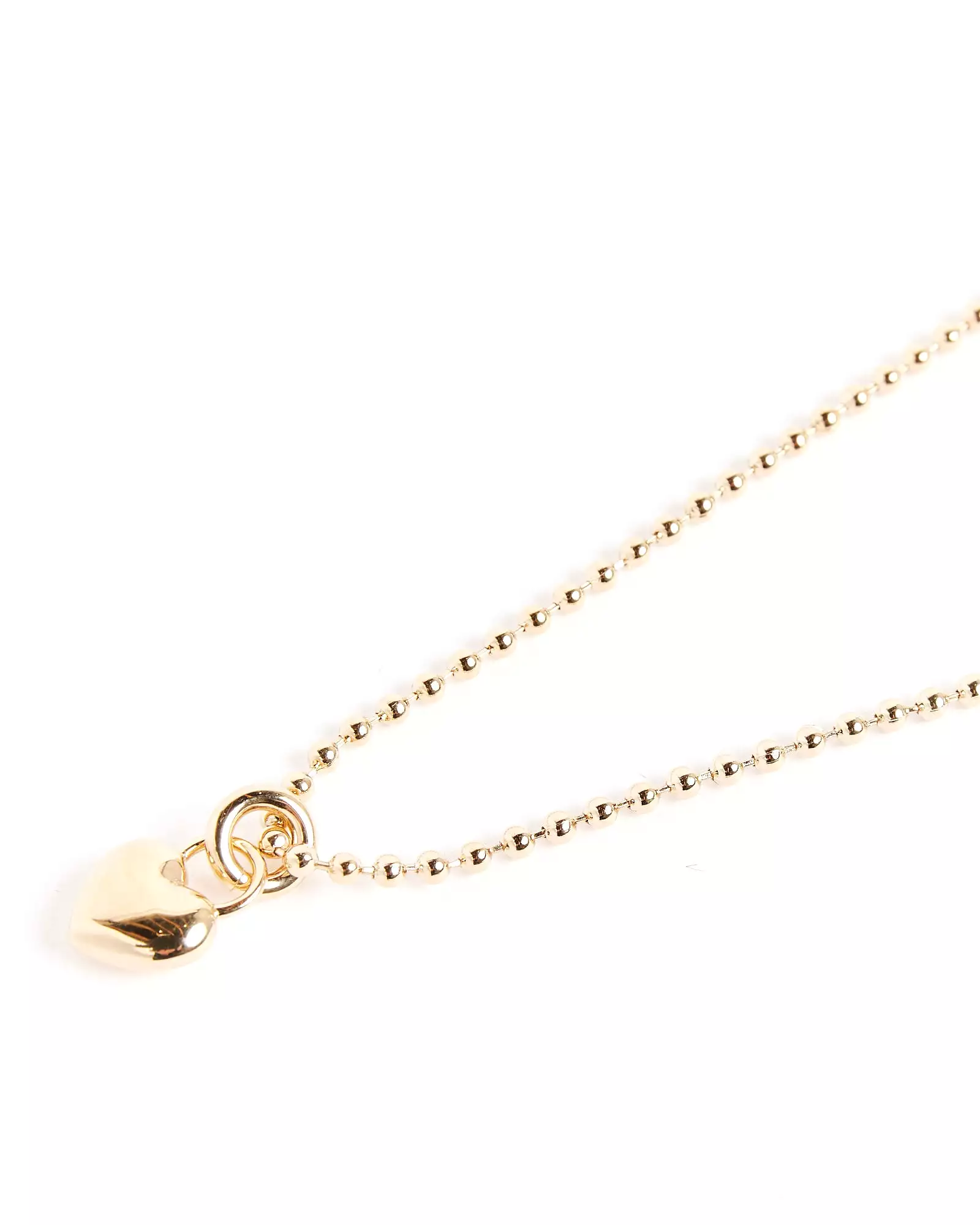 Mini Amorina Pendant in 14K Plated Brass