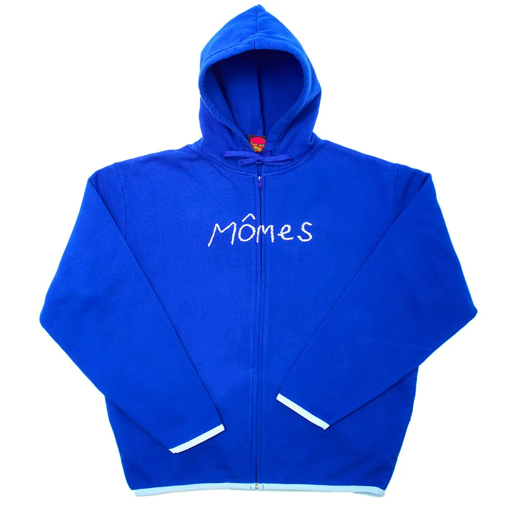 MMES ZIP POCKET HOODIE // BLUE