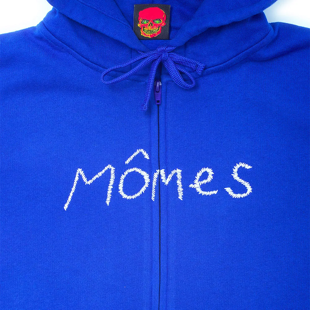 MMES ZIP POCKET HOODIE // BLUE