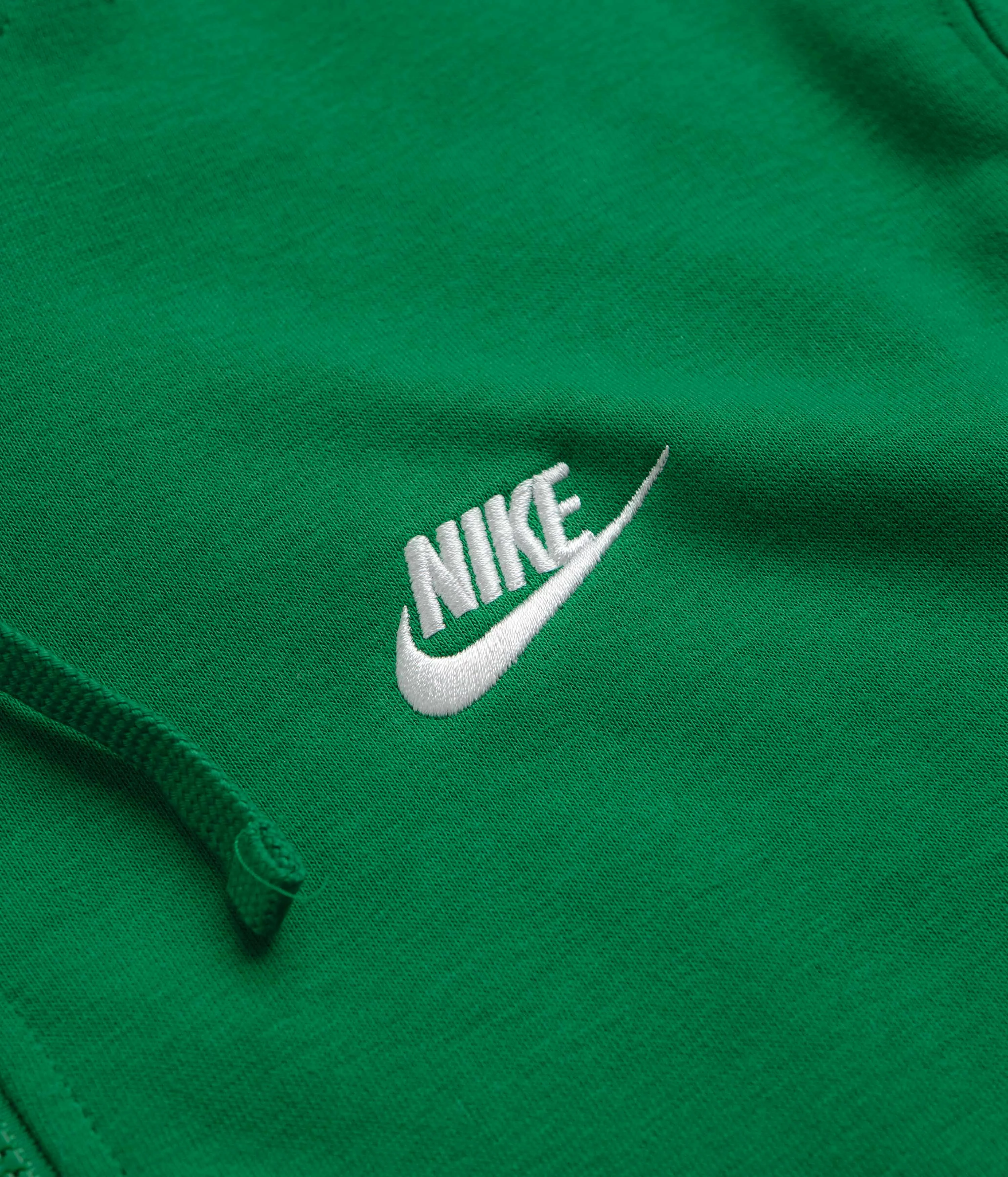 Nike Club Full-Zip Hoodie - Malachite / Malachite / White