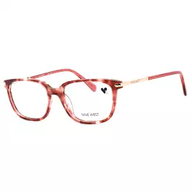 Nine West NW5207 Eyeglasses Iridescent Burgundy Tortoise / Clear Lens