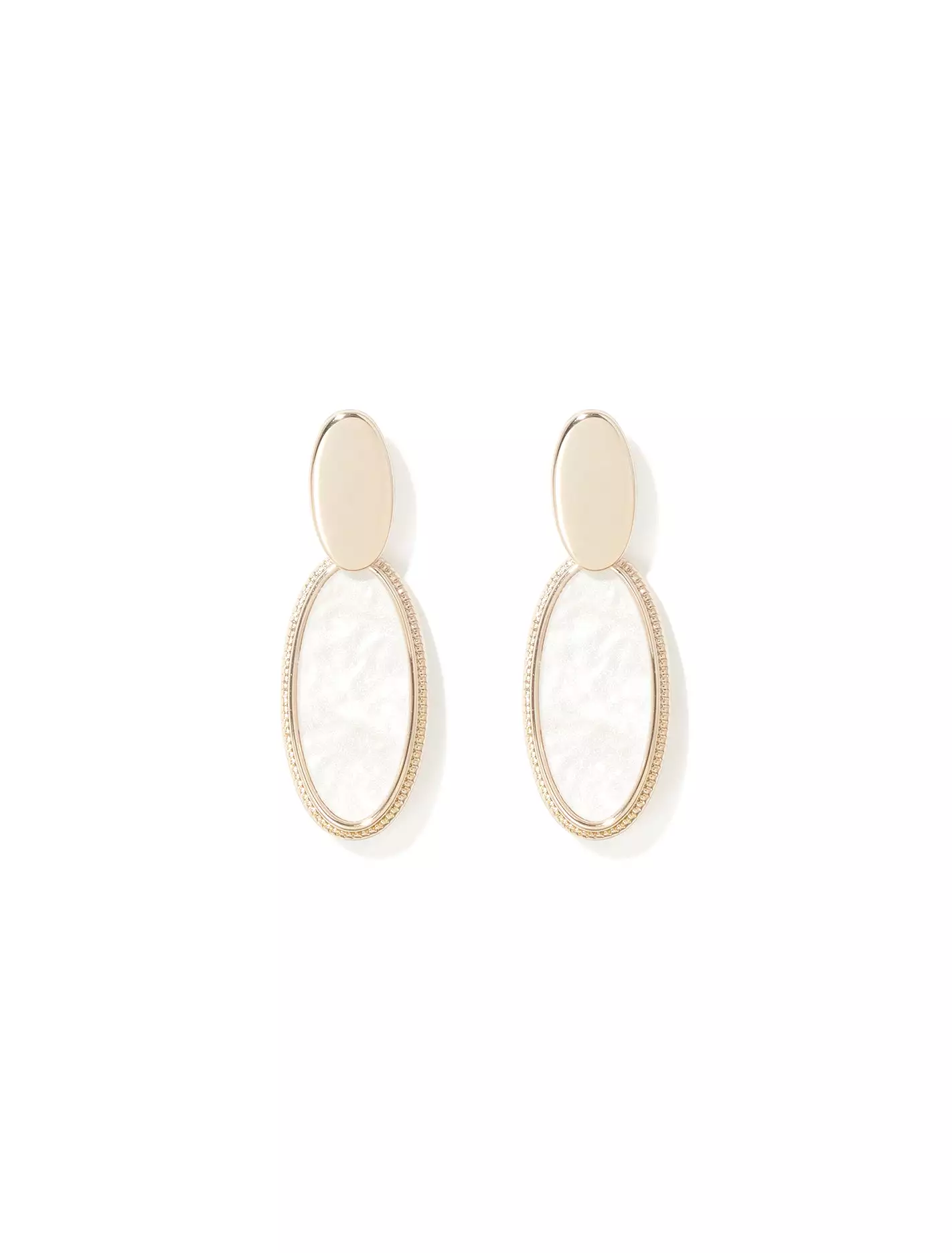 Odelia Oval Drop Earrings