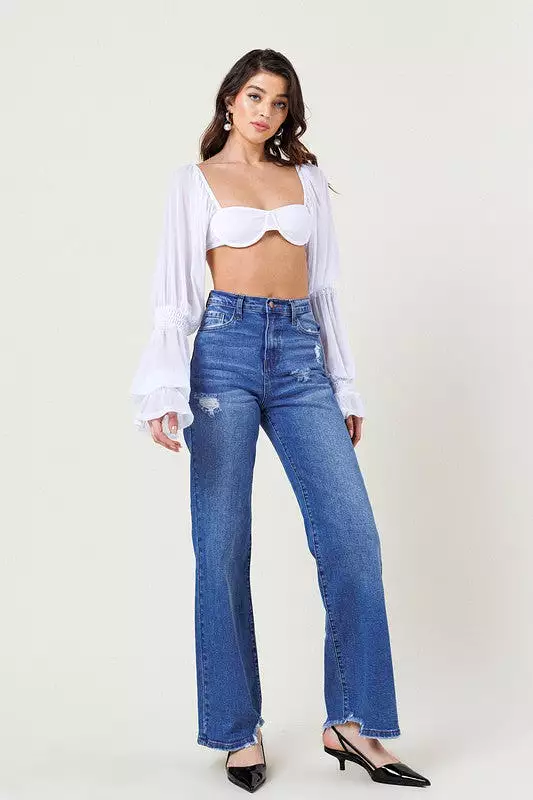 Opal High Rise Wide Leg Jeans [online exclusive]