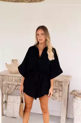 Opal Playsuit - Black