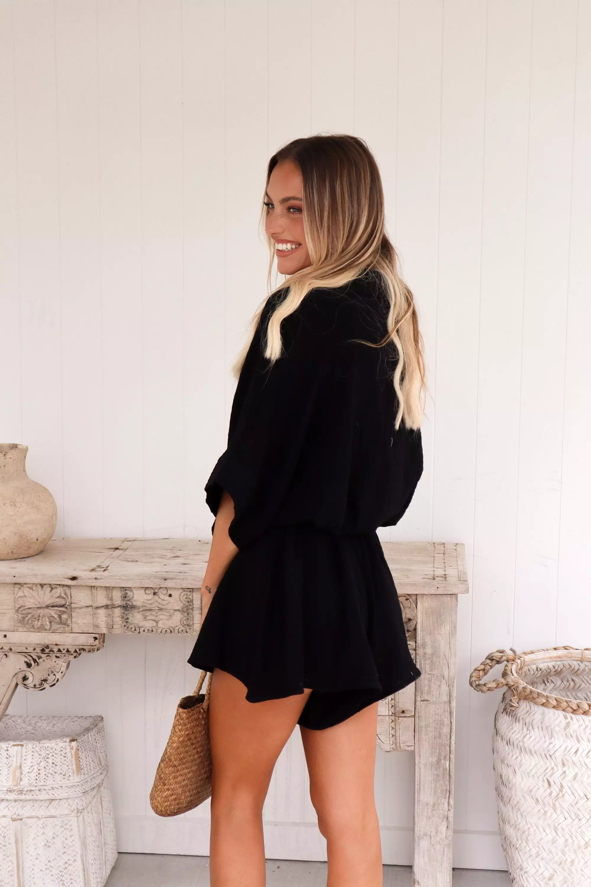 Opal Playsuit - Black