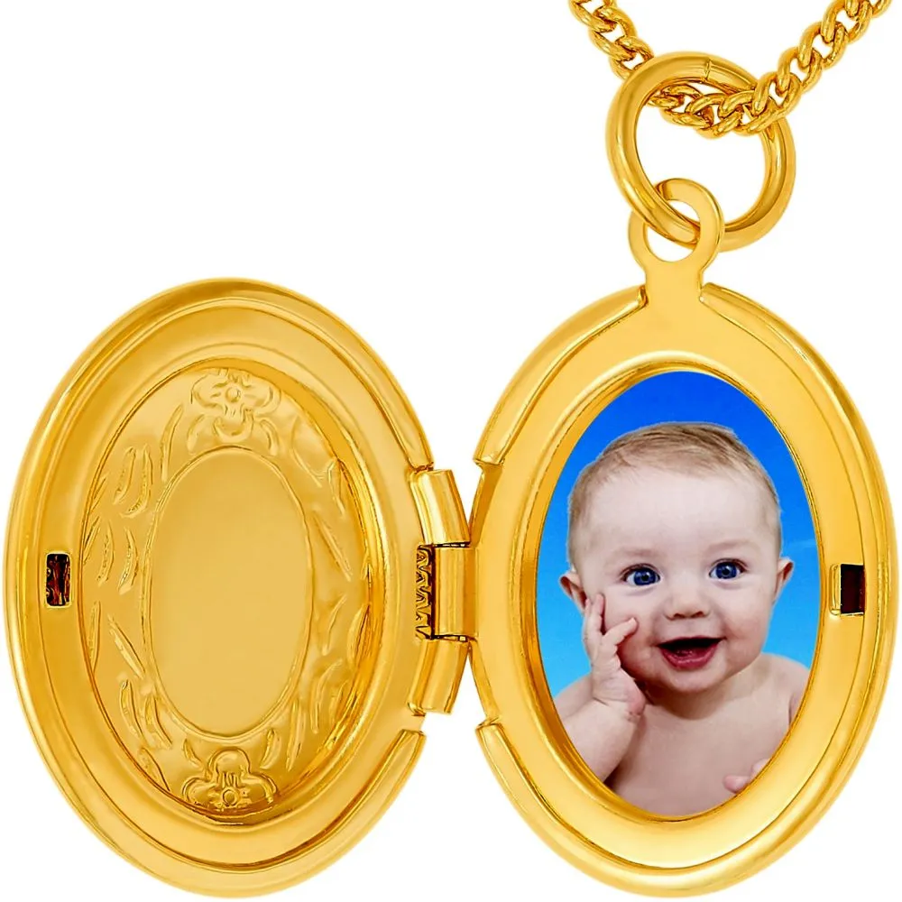 Oval Gold Plated Locket