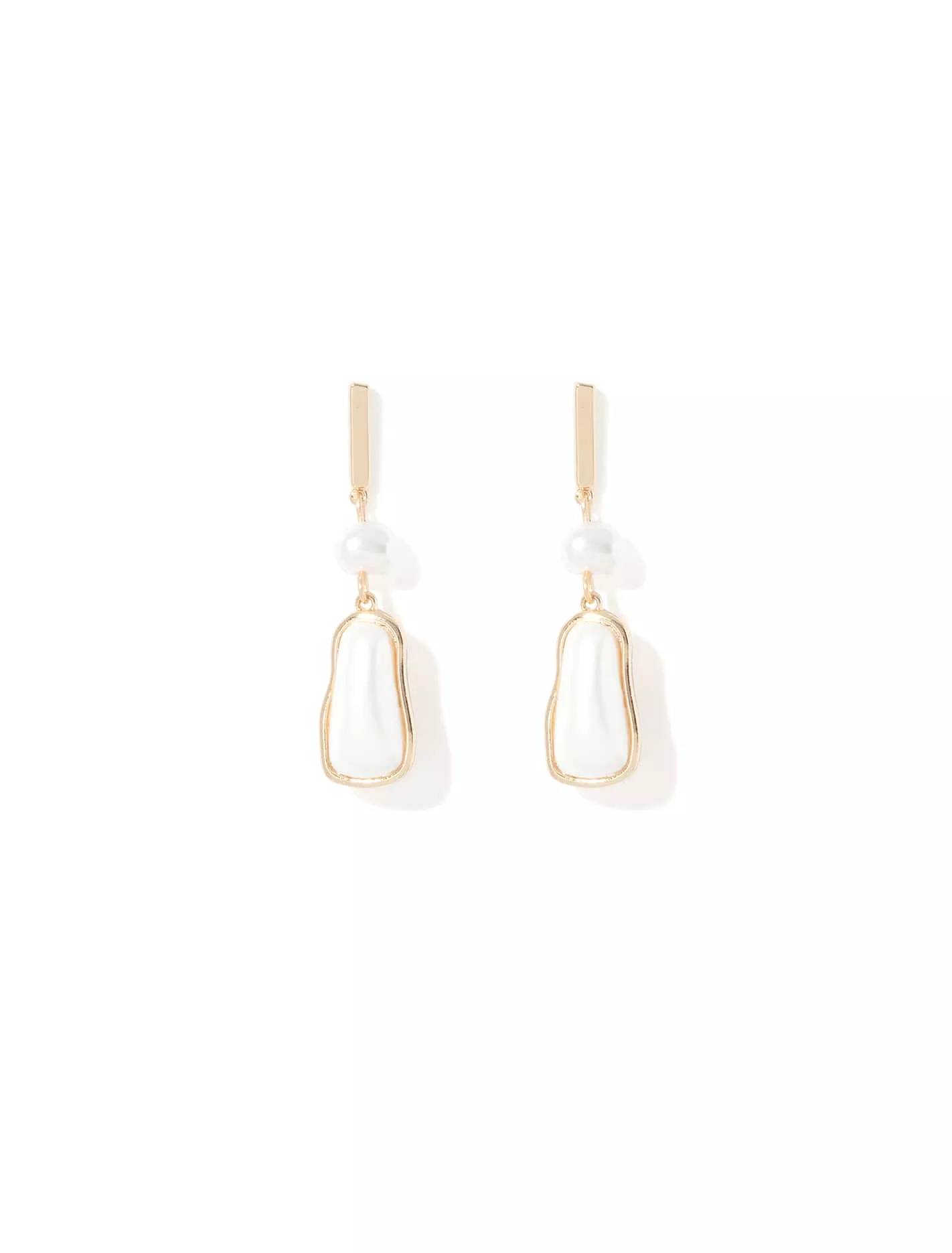 Pen Pearl Drop Earrings