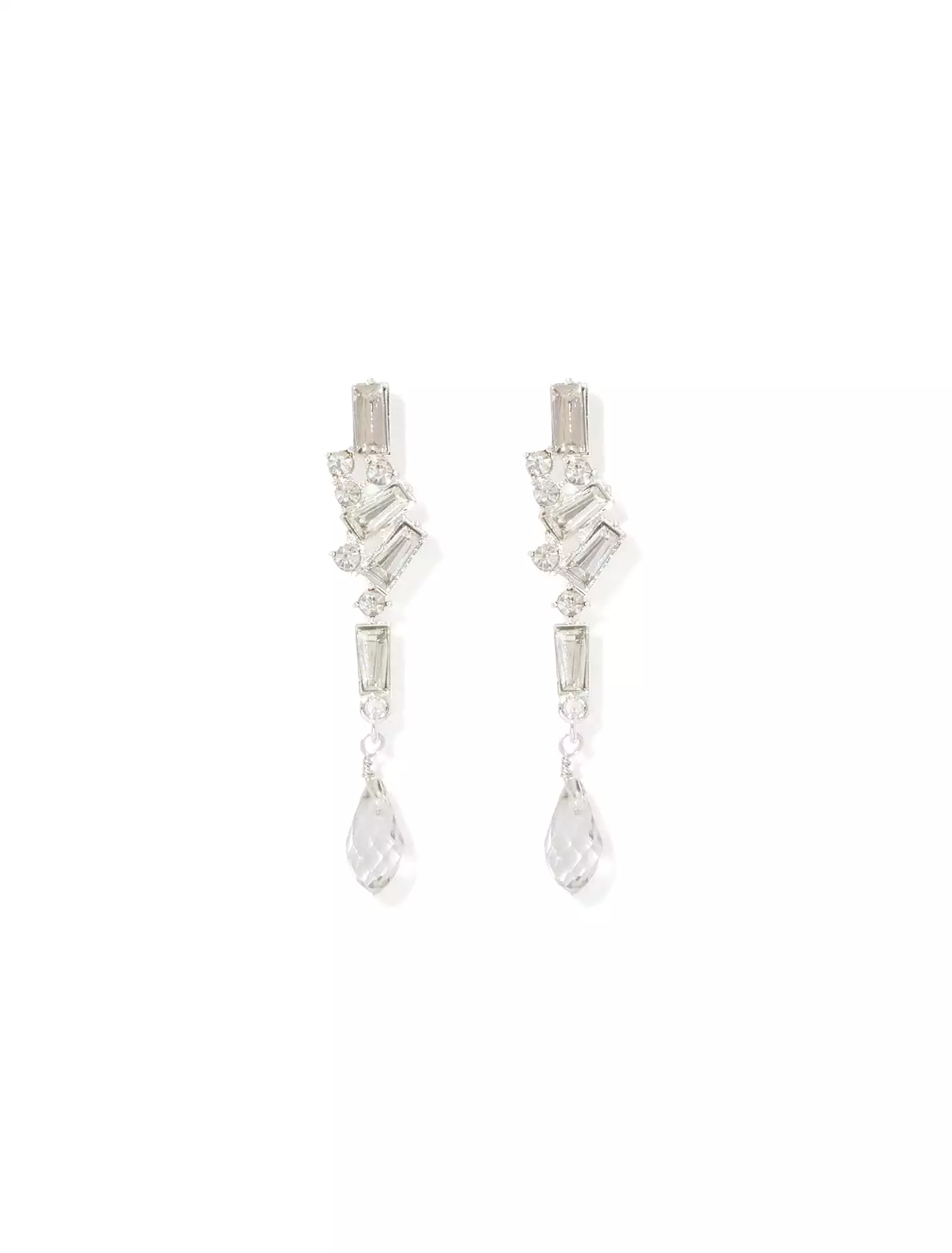 Penelope Baguette Drop Earrings