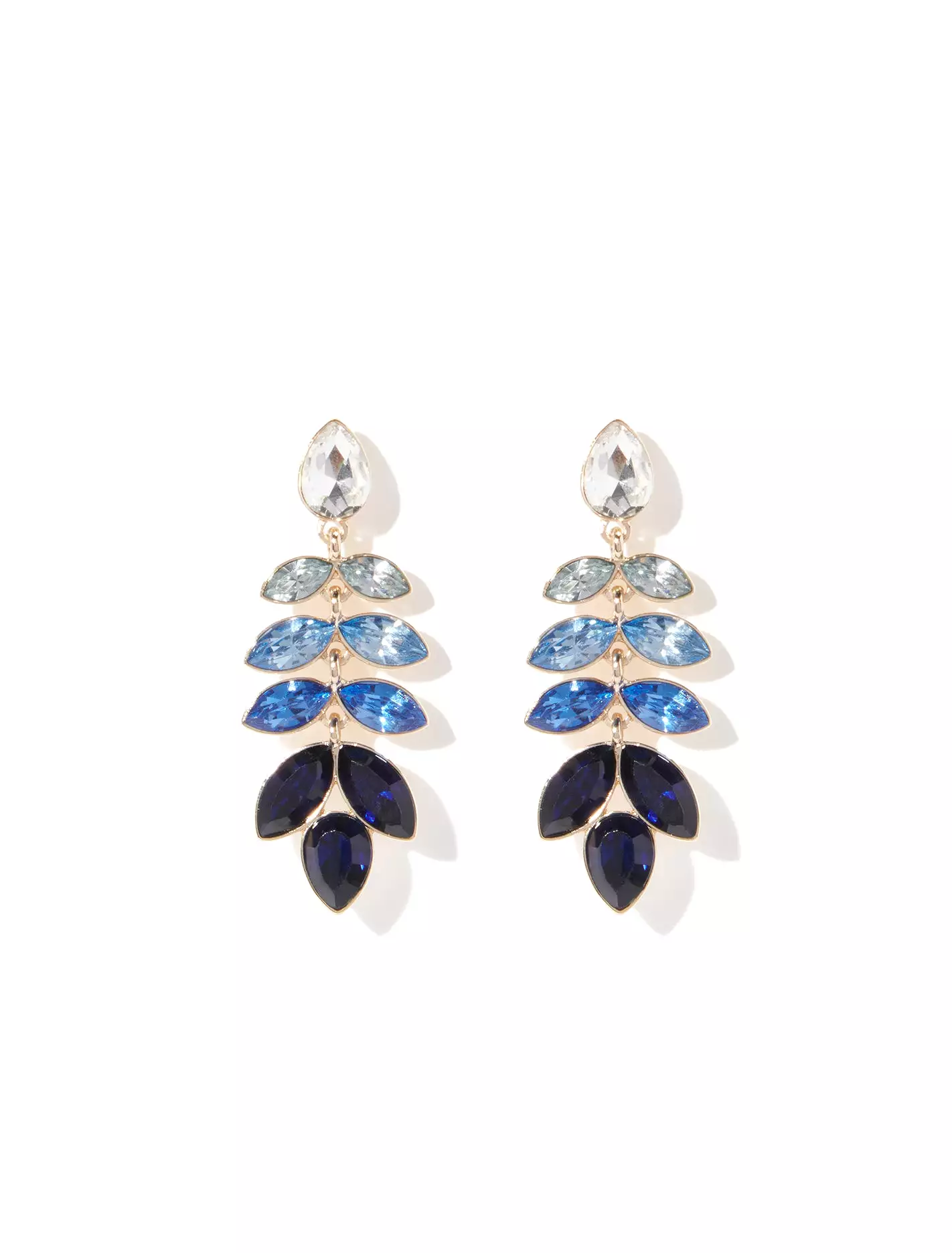 Peyton Petal Glass Drop Earrings