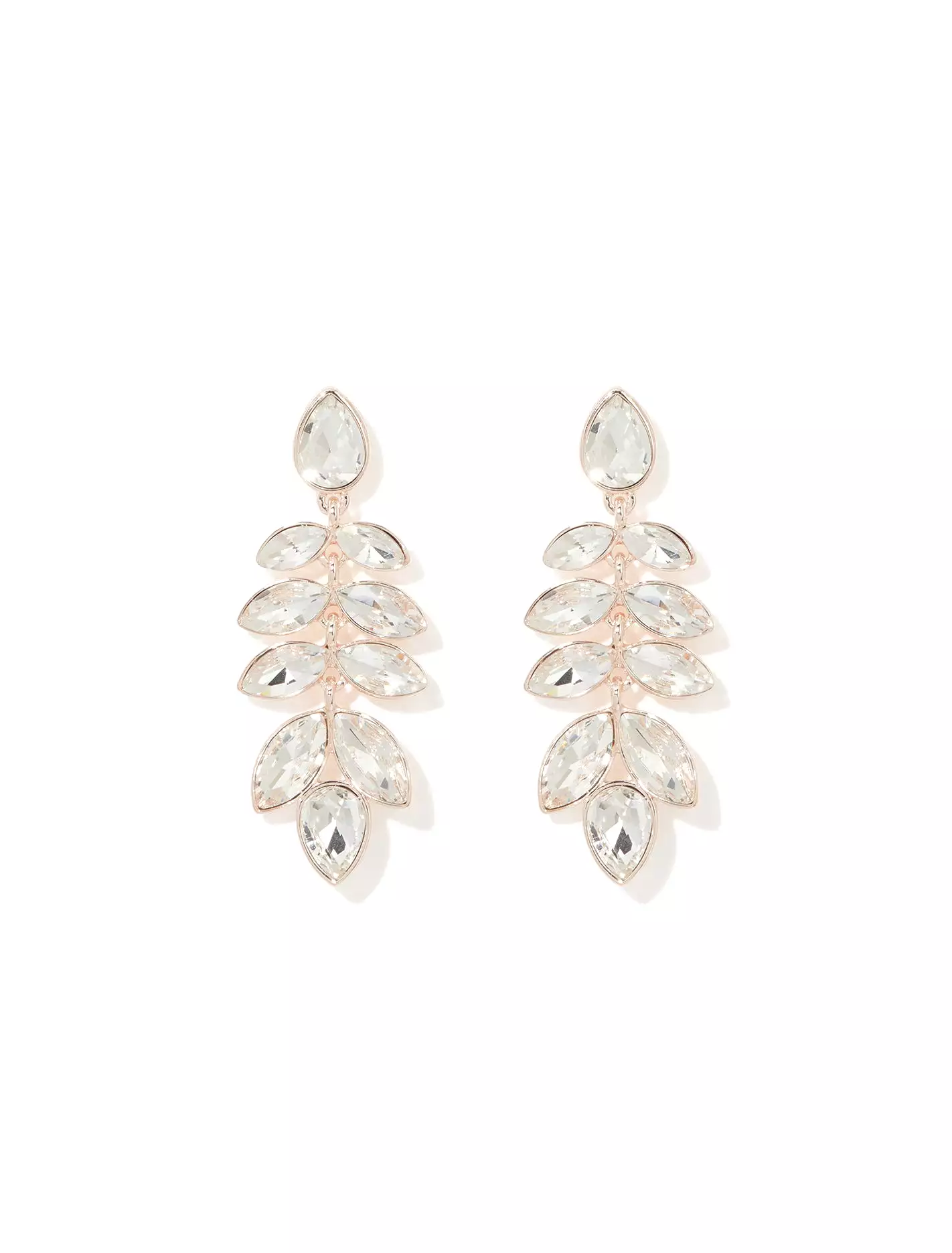 Peyton Petal Glass Drop Earrings