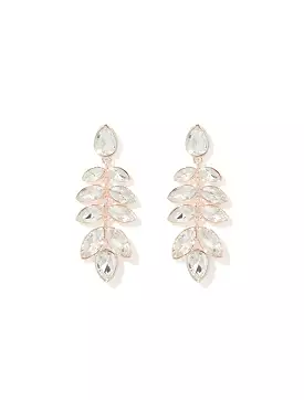 Peyton Petal Glass Drop Earrings