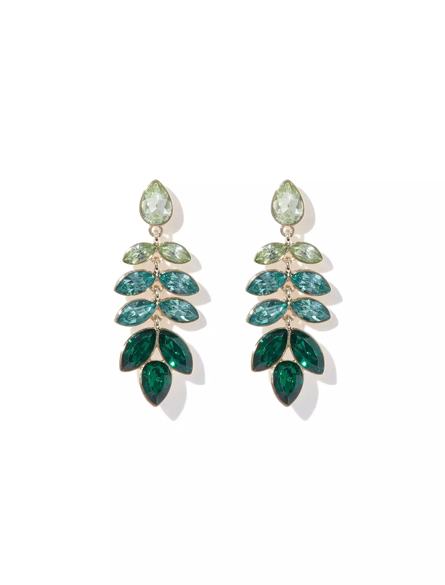 Peyton Petal Glass Drop Earrings