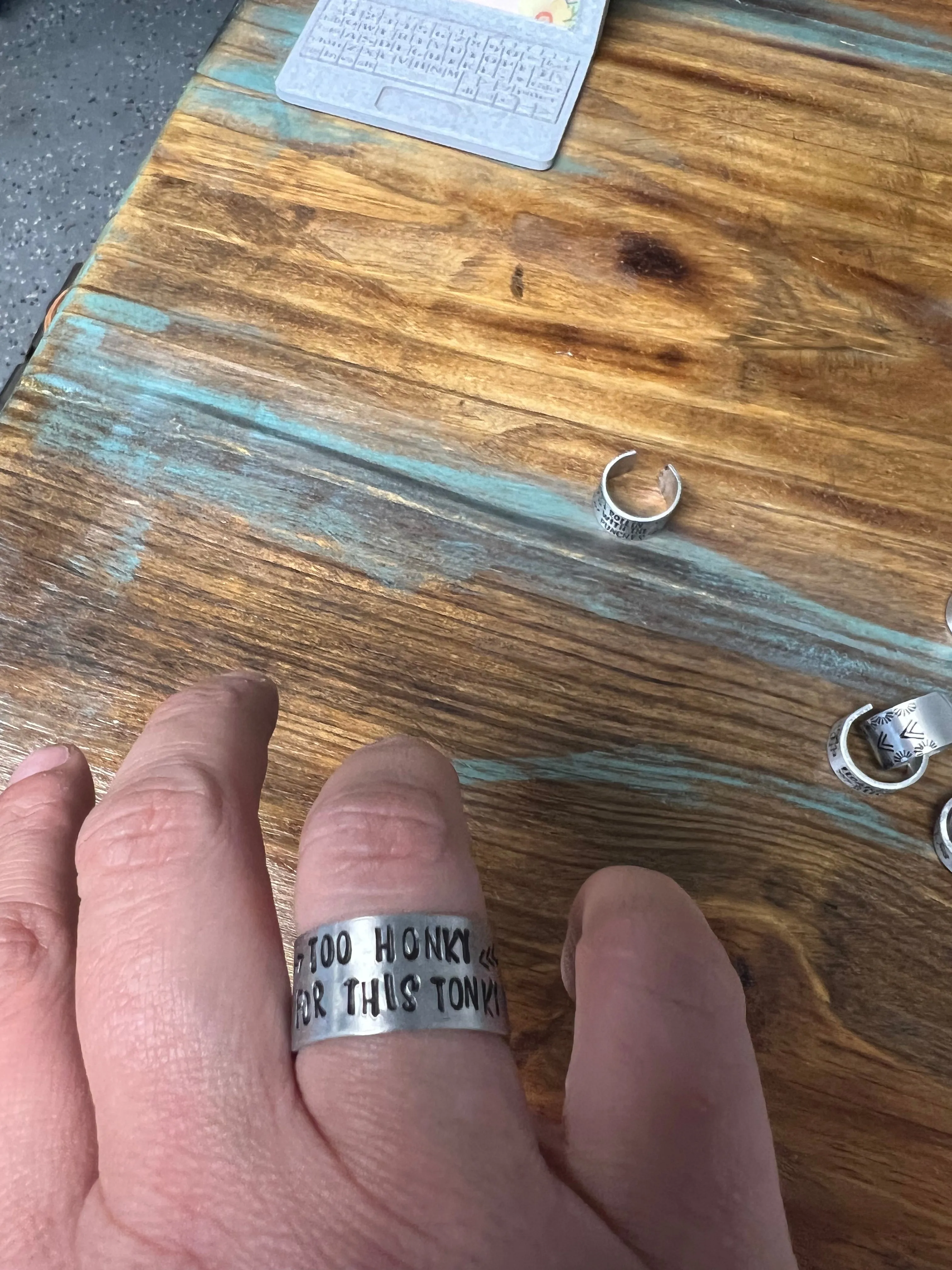 Ring engraved