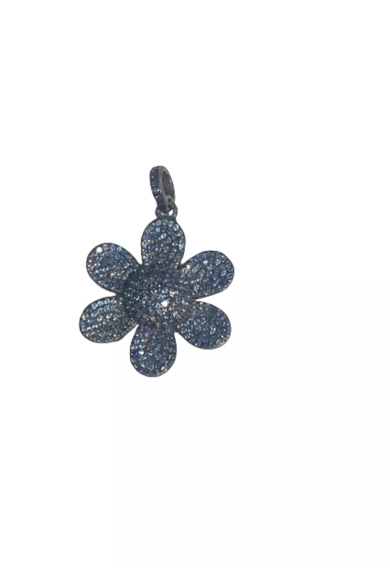 S. Row Designs Flower Pendant with Sapphires